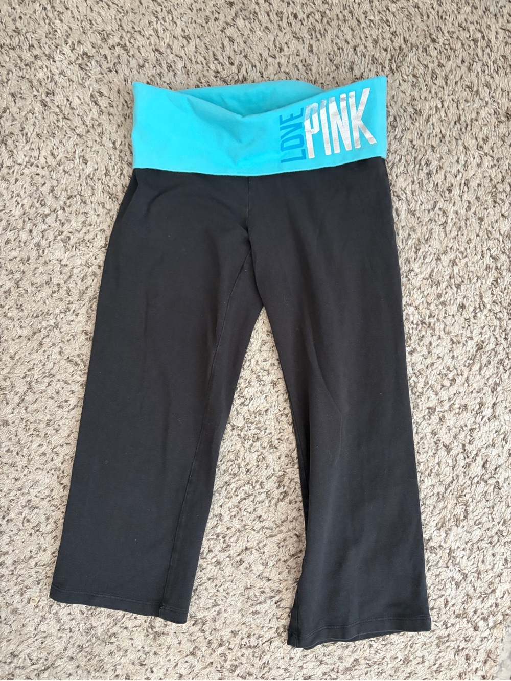 Vintage Victoria’s Secret PINK foldover capri pants
